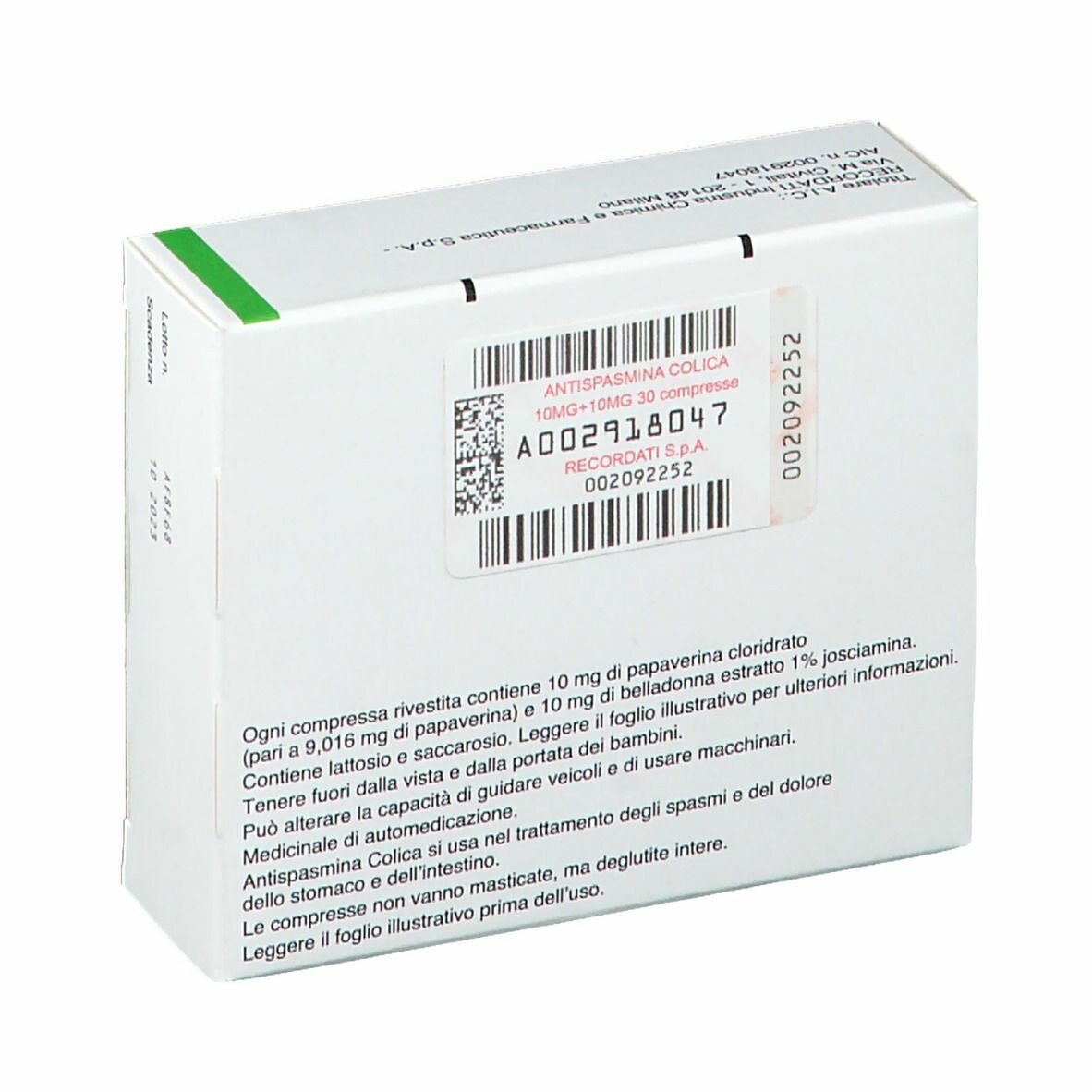 Antispasmina Colica Disturbi Gastrointestinali 30 Compresse rivestite