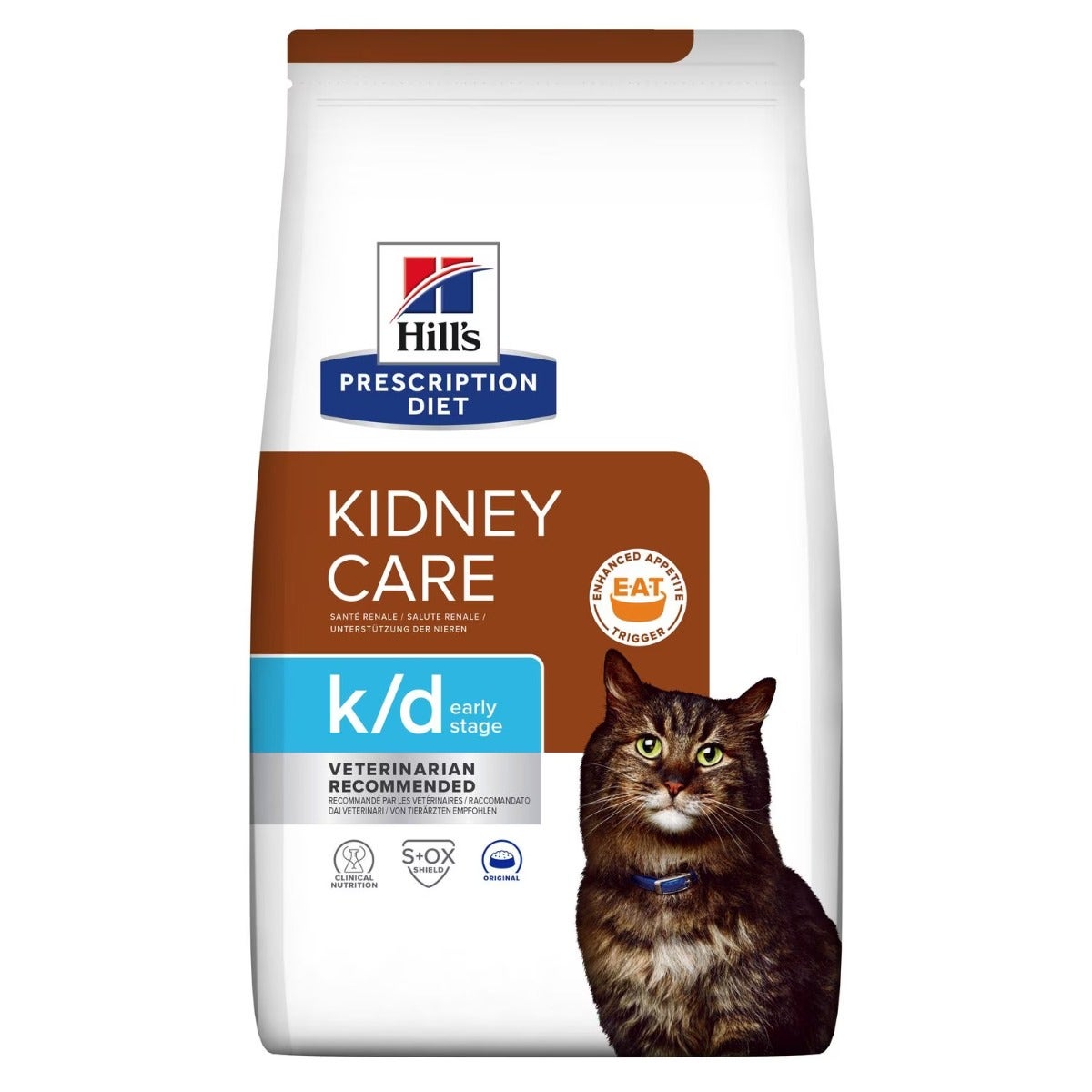 Hill's Prescription Diet K/D Kidney Care Early Stage Crocchette Per Gatti Sacco 1,5kg
