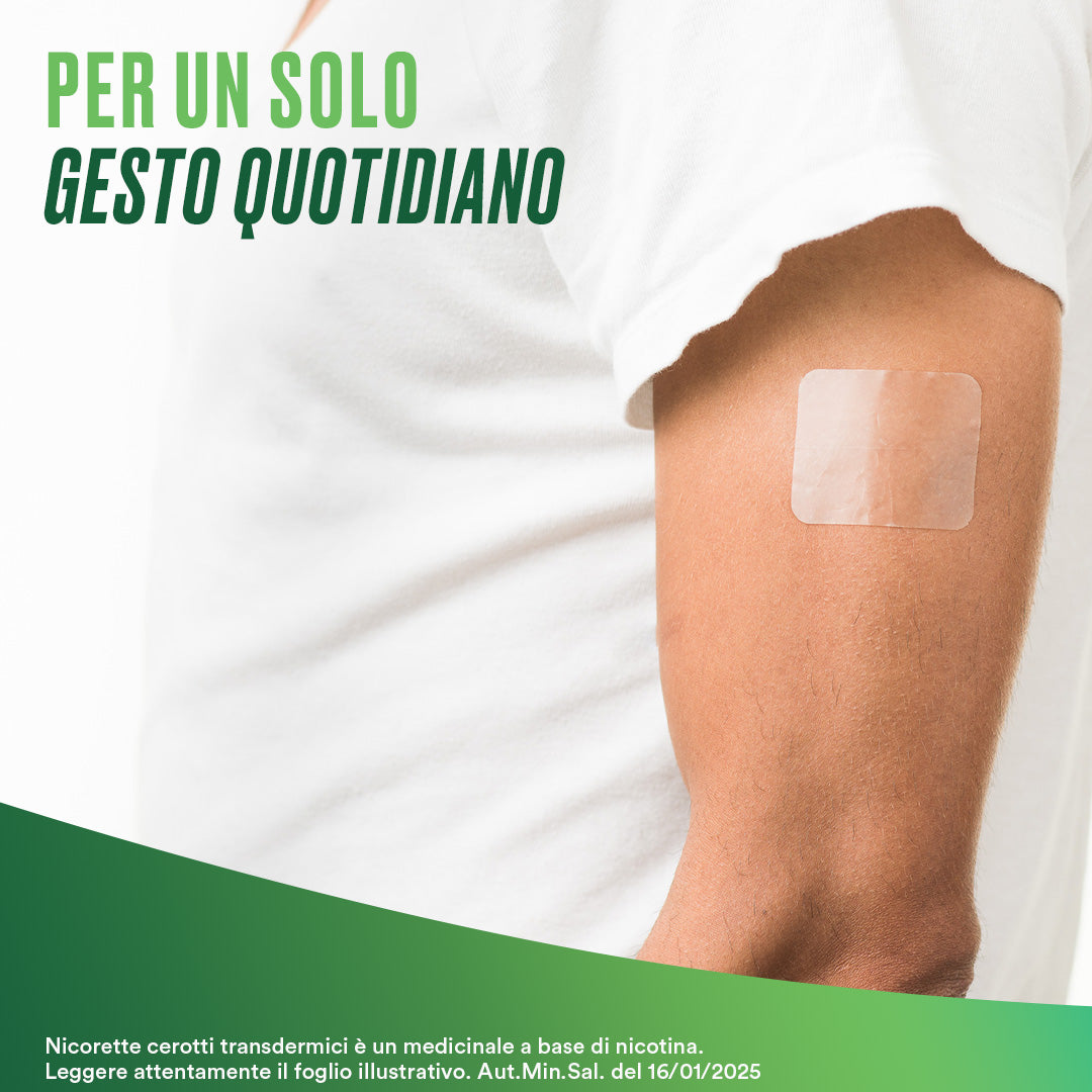 Nicorette Cerotti Transdermici 15 mg/16 h Nicotina 7 Cerotti