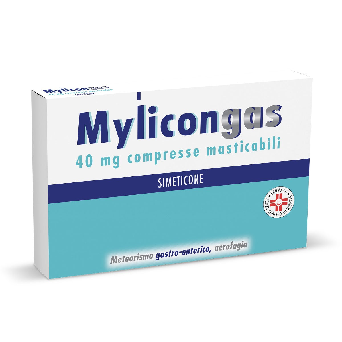 Mylicongas 40 mg Simeticone Meteorismo 50 Compresse Masticabili