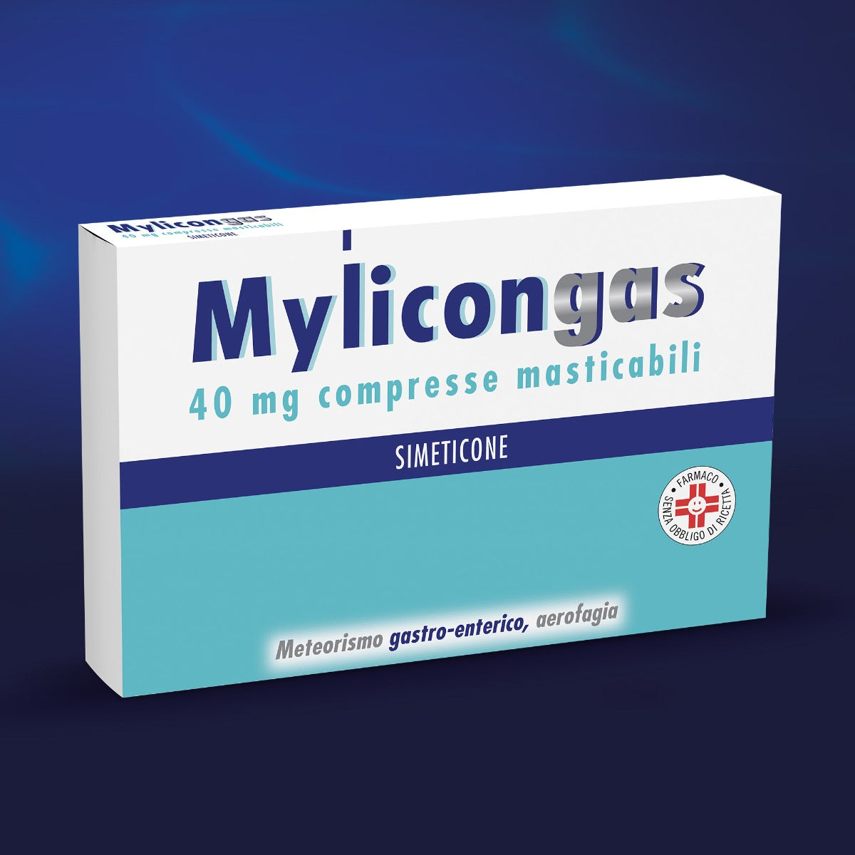 Mylicongas 40 mg Simeticone Meteorismo 50 Compresse Masticabili