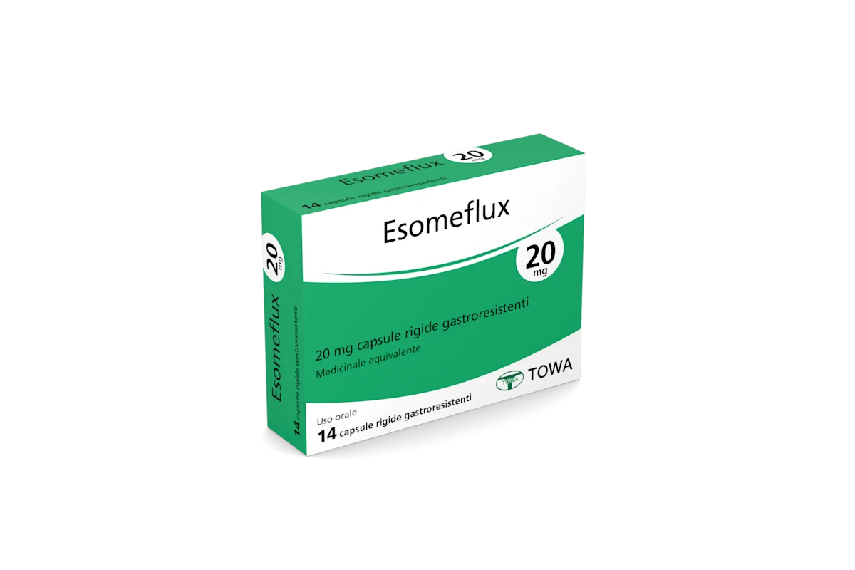 Esomeflux 20 Mg 14 Capsule