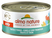 Almo Nature HFC Jelly Trota e Tonno Cibo Umido Per Gatti Adulti Lattina 70g