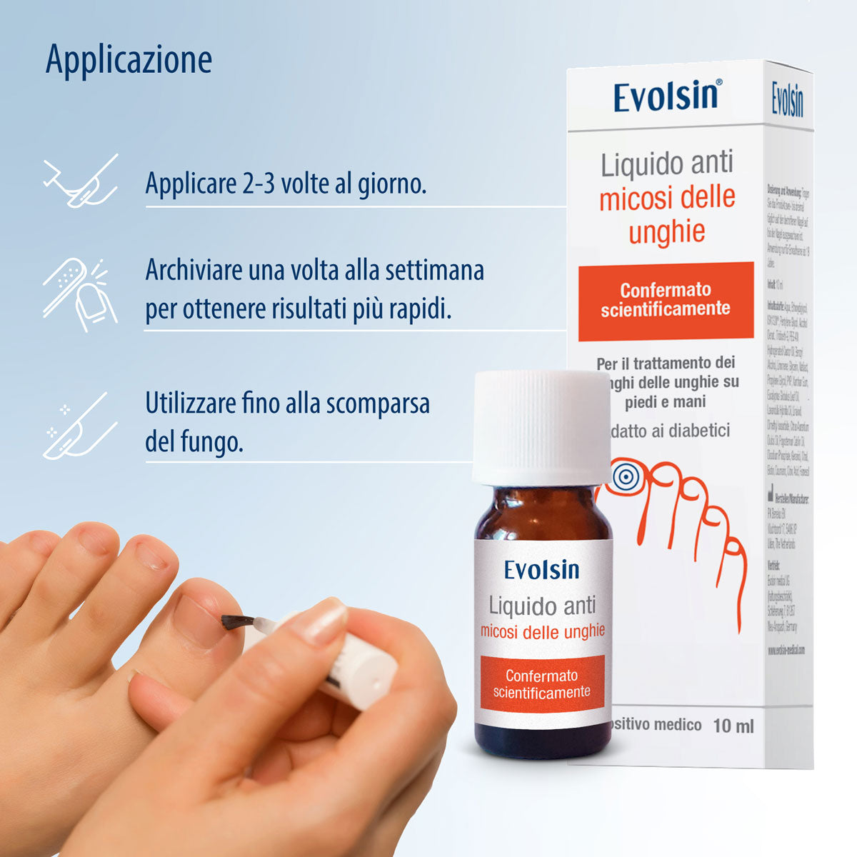 Evolsin Liquido Antimicotico per Unghie 10ml