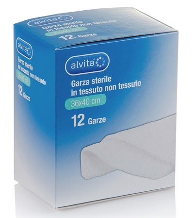 Alvita Garza Sterile 36x40cm 12 Pezzi