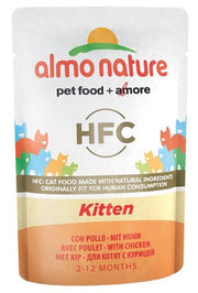 Almo Nature HFC Kitten Cibo Umido Con Pollo Per Gatti Cuccioli Bustina 55g