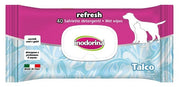 Inodorina Refresh Salviette Detergenti Al Talco Per Cani E Gatti 40 Pezzi