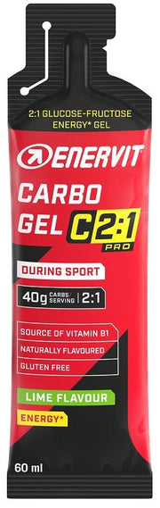 Enervit Carbo Gel C2:1 Pro Gel Energetico 60ml Gusto Lime