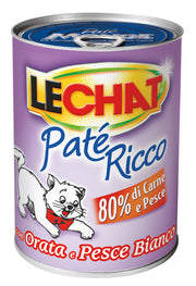 Lechat Pate' Gatto Orata e Pesce Bianco 400 g