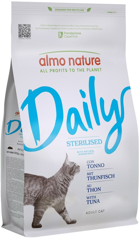 Almo Nature Daily Cat Crocchette Sterilised Tonno 1,2 kg