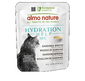 Almo Nature Hydration Help Brodo Sardine con Filetti di Sardine 50 g
