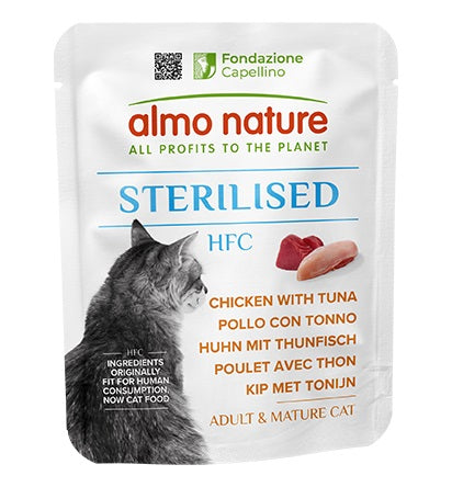 Almo Nature Human Food Chain Cat Sterilised Pollo con Tonno 50 g