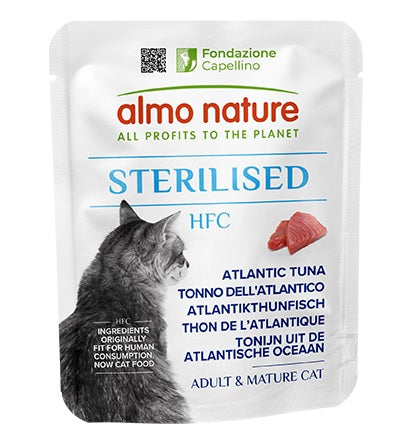 Almo Nature Human Food Chain Cat Sterilised Tonno Atlantico 50 g
