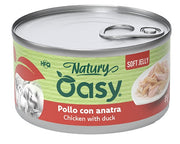 Oasy Wet Cat Natury Soft Jelly Pollo con Anatra Lattina 85 g