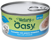 Oasy Wet Cat Natury Soft Jelly Tonnetto con Pesce Oceanico Lattina 150 g