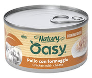 Oasy Wet Cat Natury Cooking Broth Pollo con Formaggio Lattina 85 g