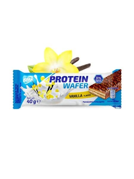 6pak nutrition protein wafer gusto vaniglia 40g