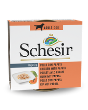 Schesir Pollo Con Papaya Cibo Umido Cani Adulti Lattina 150 g
