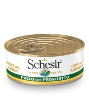 Schesir Pollo Con Prosciutto Cibo Umido Cani Adulti Lattina 150 g