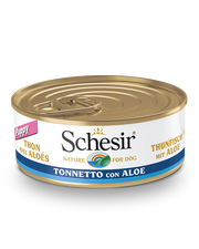 Schesir Tonnetto Con Aloe Cibo Umido Cani Cuccioli Lattina 150 g