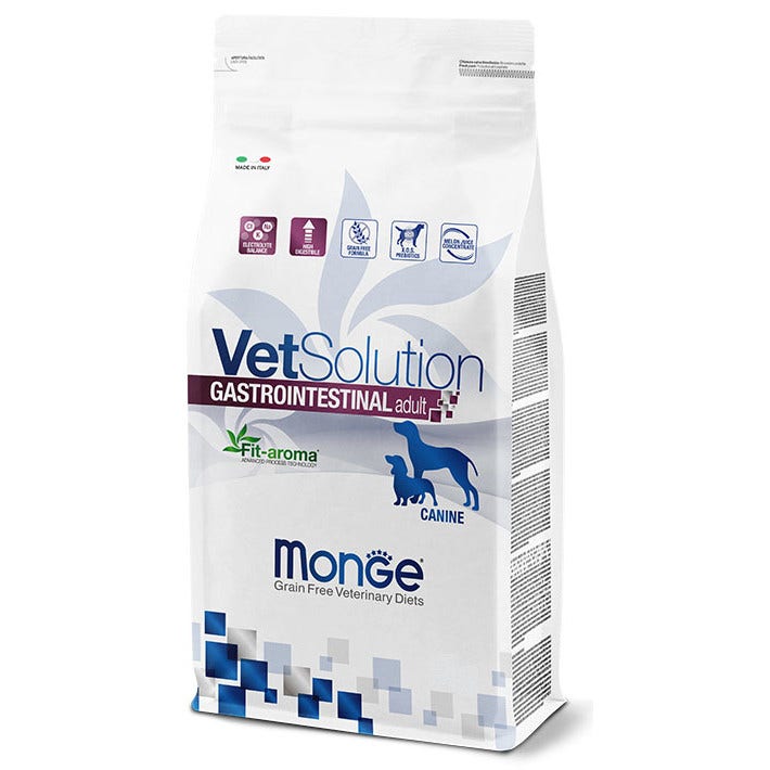 Monge VetSolution Gastrointestinal Linea Veterinaria Cibo Secco Cani Adulti 12kg