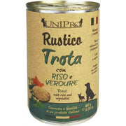 Unipro Rustico Cibo Umido Trota E Riso E Verdure Per Cani Barattolo 400g
