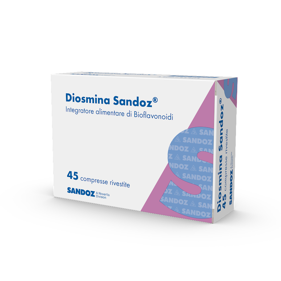 Diosmina sandoz vasoprotettore 45 compresse