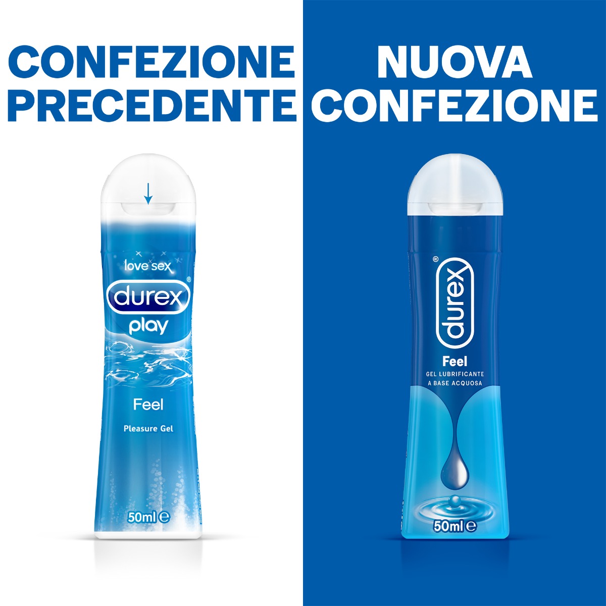 Durex Play Feel Gel Lubrificante Intimo Effetto Seta 50 ml