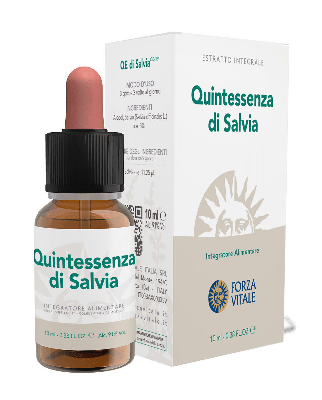 Ecosol quintessenza di salvia gocce 10 ml