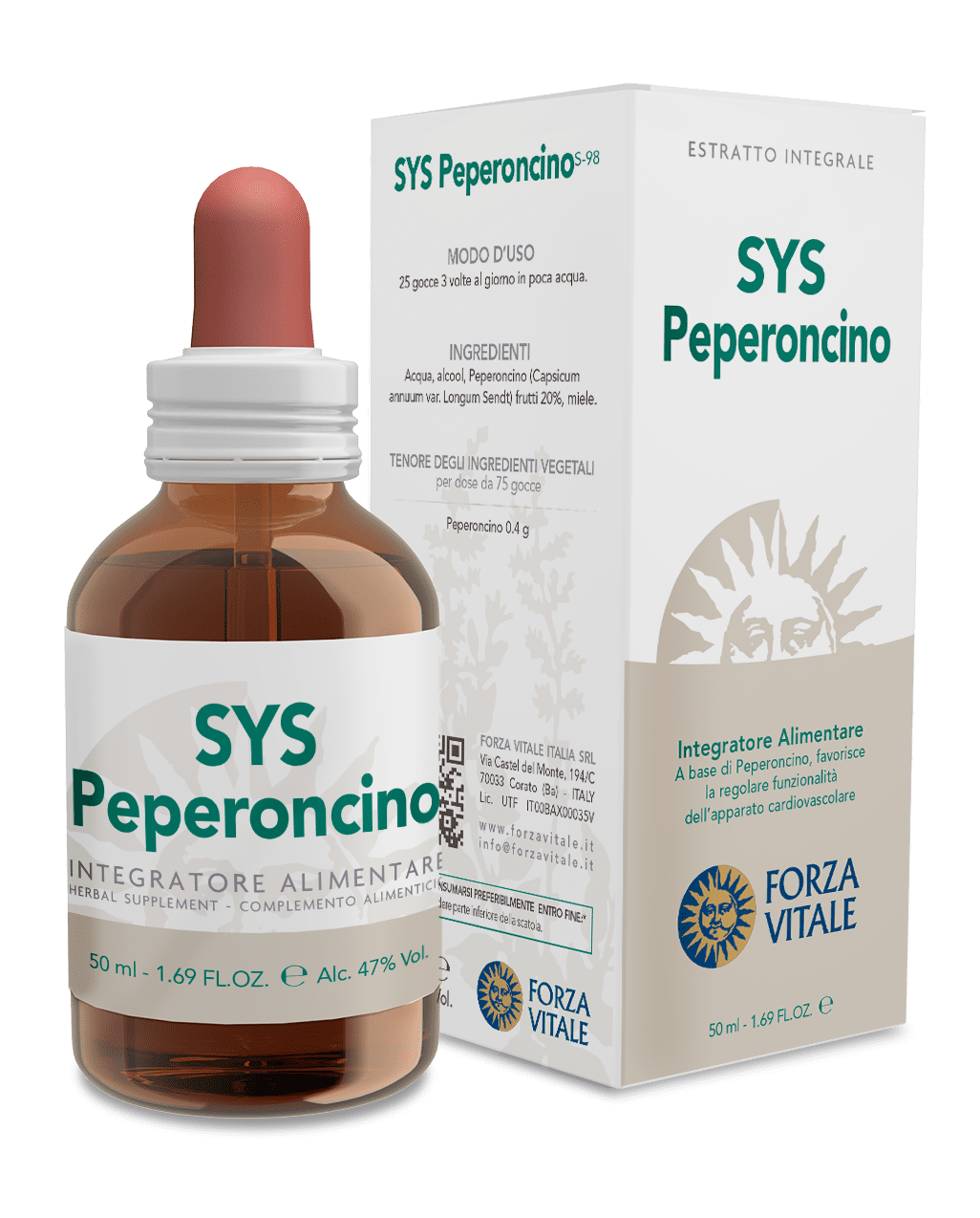 Sys peperoncino gocce 50ml