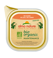 Almo Nature Bio Organic Maintenance Salmone Cibo Umido Cani Adulti Vaschetta 300g