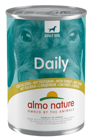 Almo Nature Daily Menù Cibo Umido Tacchino Per Cani Adulti Lattina 400g