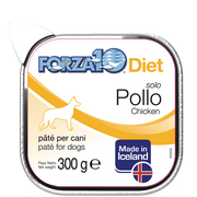 Forza10 Solo Diet Pollo Paté Per Cani Adulti Vaschetta 300g