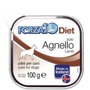 Forza10 Solo Diet Agnello Paté Per Cani Adulti Vaschetta 100g