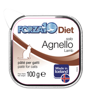 Forza10 Solo Diet Agnello Patè Per Gatti Adulti Vaschetta 100g
