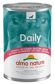 Almo Nature Daily Menù Cibo Umido Suino Per Cani Adulti Lattina 400g