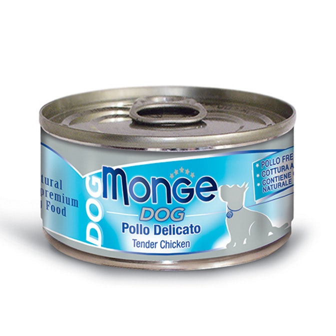 Monge Dog Pollo Delicato Cibo Umido Per Cani Adulti 95g