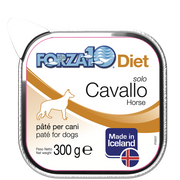 Forza10 Solo Diet Cavallo Paté Per Cani Adulti Vaschetta 300g
