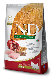 Farmina N&D Ancestral Grain Pollo E Melograno Cani Adulti Taglia Mini Sacco 800g