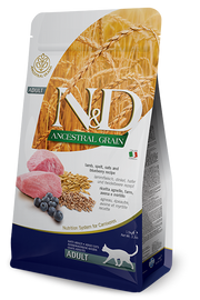 Farmina N&D Ancestral Grain Selection Agnello E Mirtillo Gatti Adulti Sacco 300g