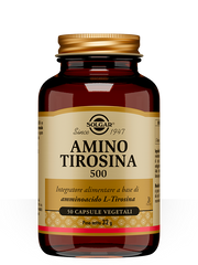Solgar Amino Tirosina 500 50 Capsule Vegetali