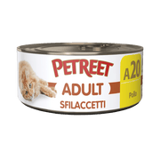 Petreet Adult Sfilaccetti Di Pollo Per Gatti Lattina 70g