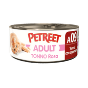 Petreet Adult Tonno Rosa Con Sgombro Per Gatti Lattina 70g