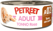 Petreet Tonno Rosa Con Surimi Aroma Granchio Cibo Umido Per Gatti Adulti 70g