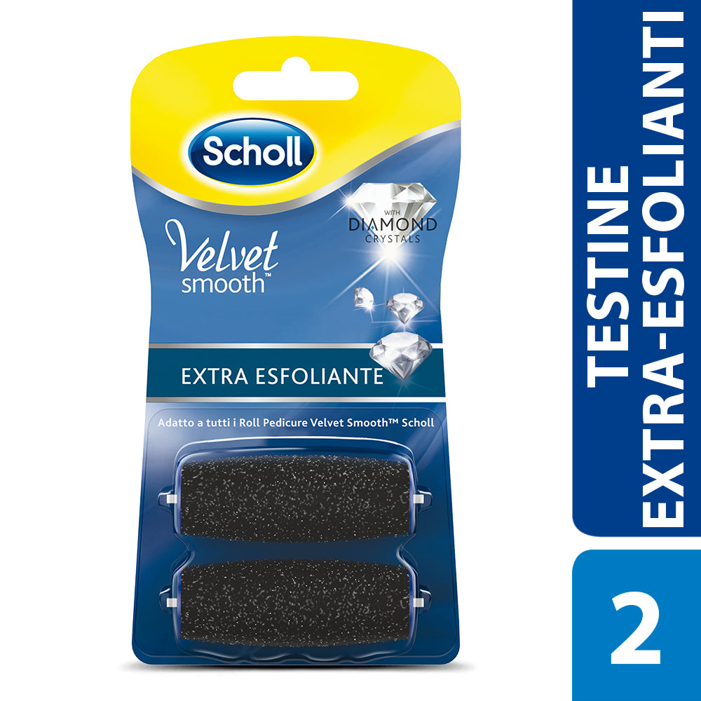 Scholl Velvet Smooth testina extra esfoliante ricarica 2 pezzi