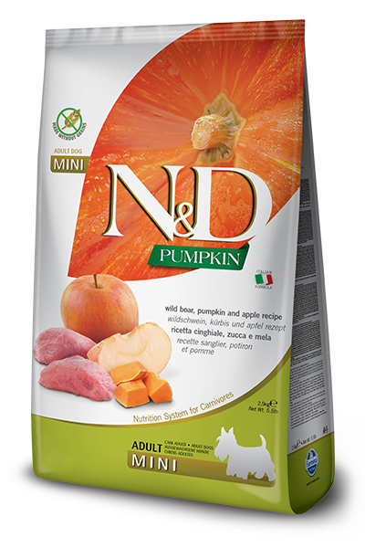 Farmina N&D Pumpkin Cinghiale E Zucca Cani Adulti Taglia Mini Sacco 800g