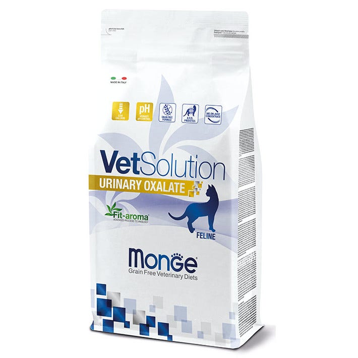 Monge VetSolution Urinary Oxalate Linea Veterinaria Cibo Secco Gatti 400g