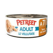 Petreet Adult Le Vellutate Tonno Con Carote Per Gatti Lattina 70g