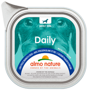 Almo Nature Daily Cibo Umido Pesce Bianco e Riso Cani Adulti Vaschetta 100g