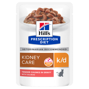 Hill's Prescription Diet K/D Kidney Care Bocconcini Salmone Per Gatti Bustina 85g